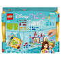 Voir la diapositive 9 : LEGO Disney Princess 43219 - Châteaux créatifs Disney Princess, Jouet Château avec Mini-Poupées Belle et Cendrillon et Boîte de Rangement en Briques
