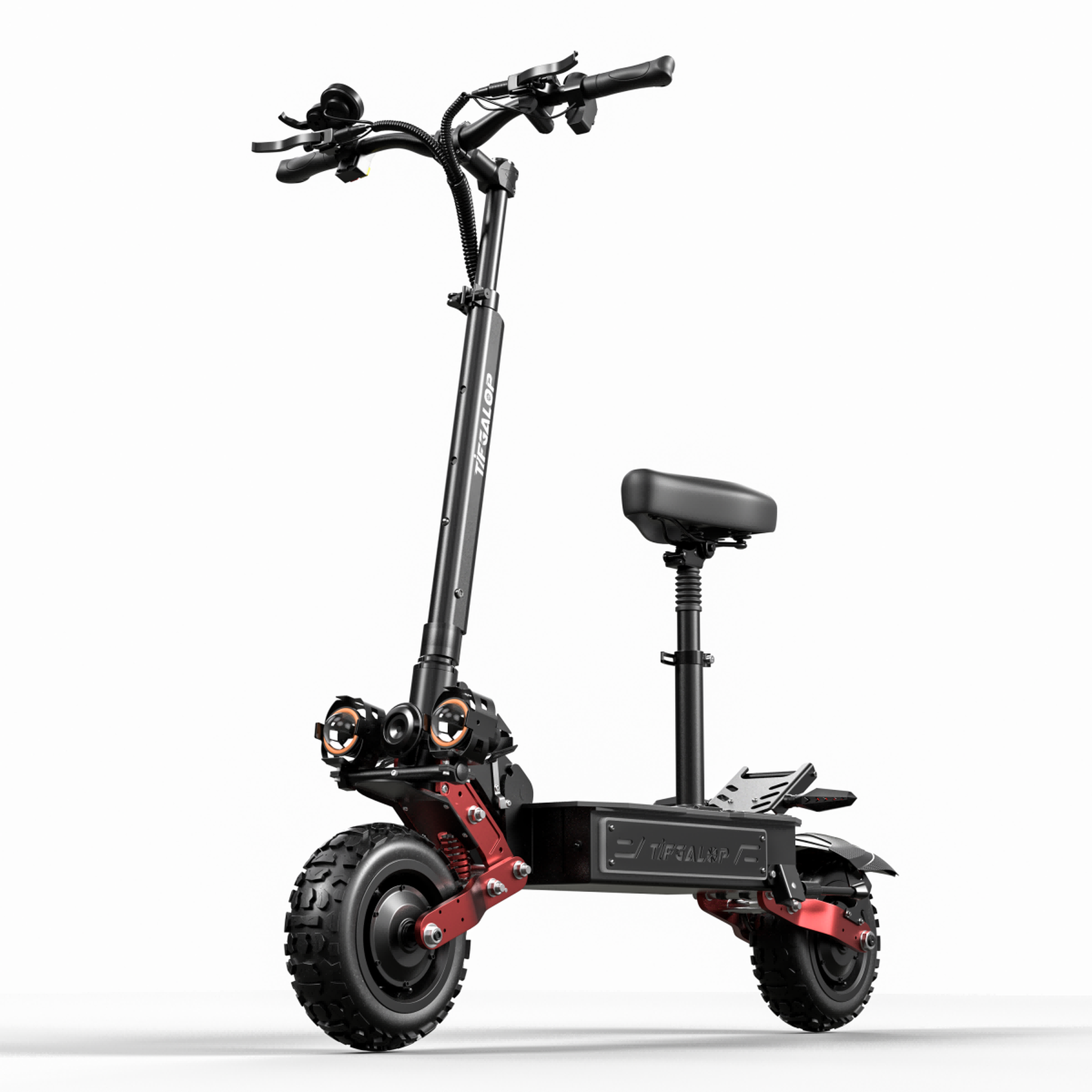 Cleytro Trottinette électrique Cleytro CL8 à double moteur – Tout-terrain 11 pouces, batterie 60 V 33 Ah, noire