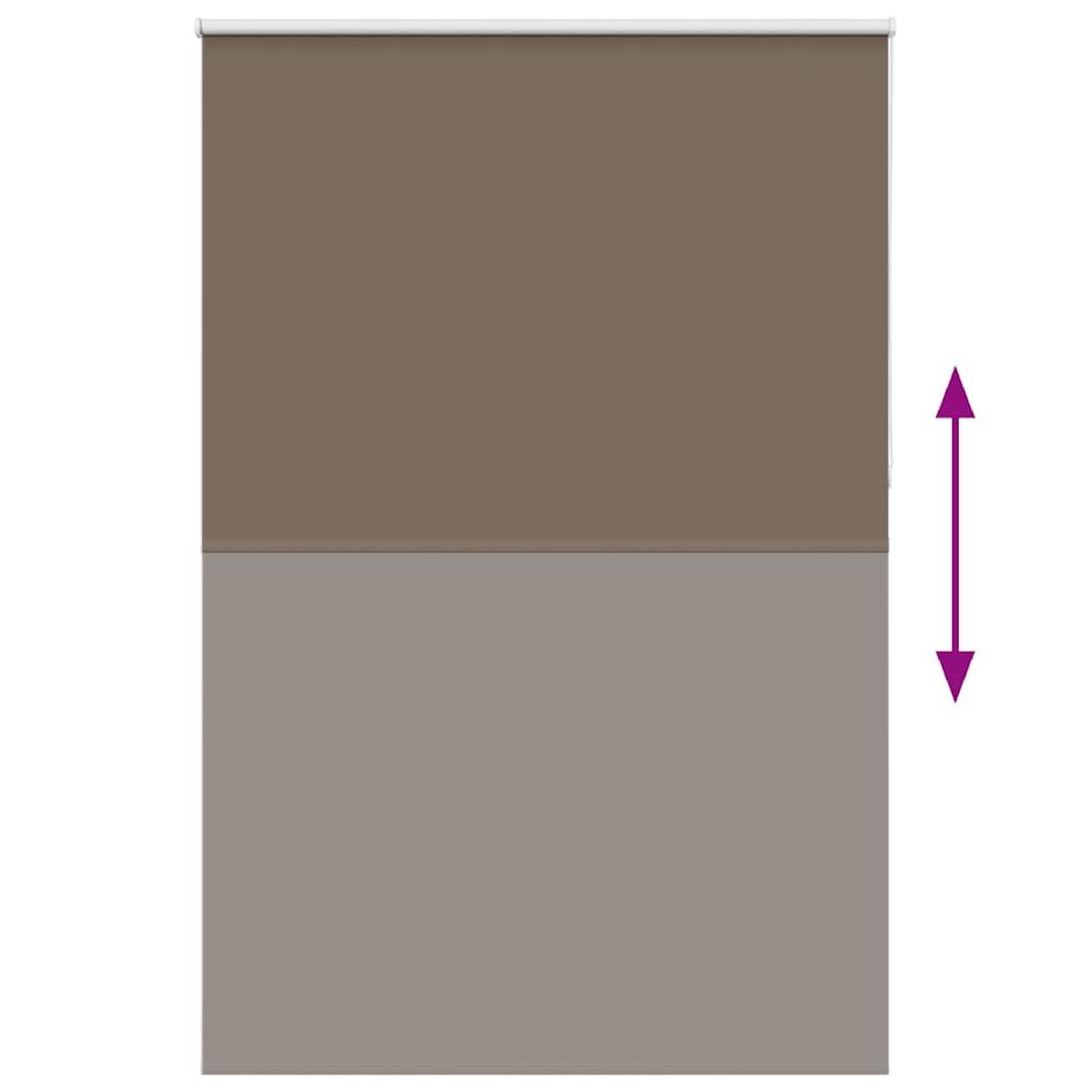 Voir la diapositive 5 : VIDAXL Store enrouleur occultant cafe 150x210cm largeur du tissu