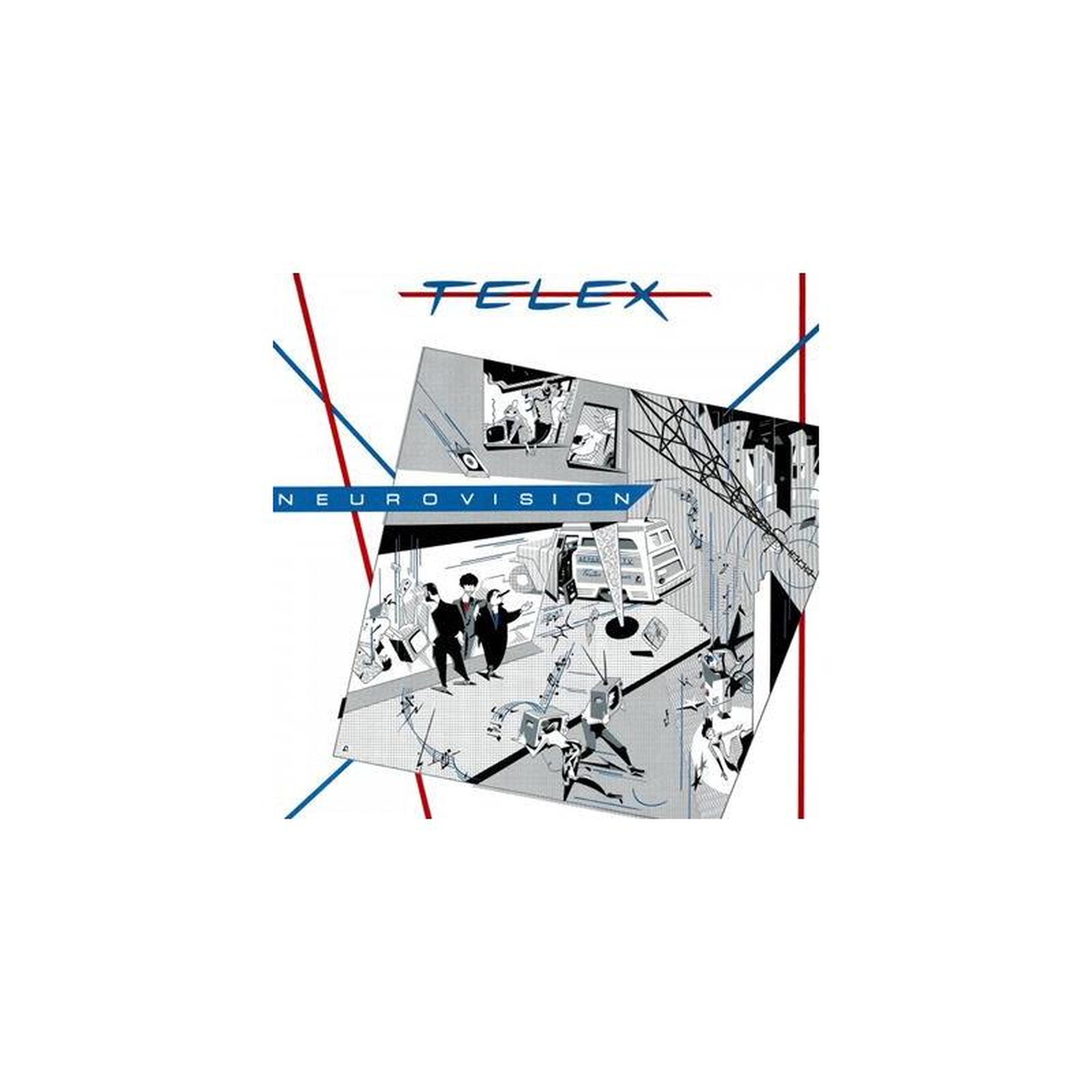 Vinyle lp telex – neurovision (édition remastérisée) stéréo 12 pouces