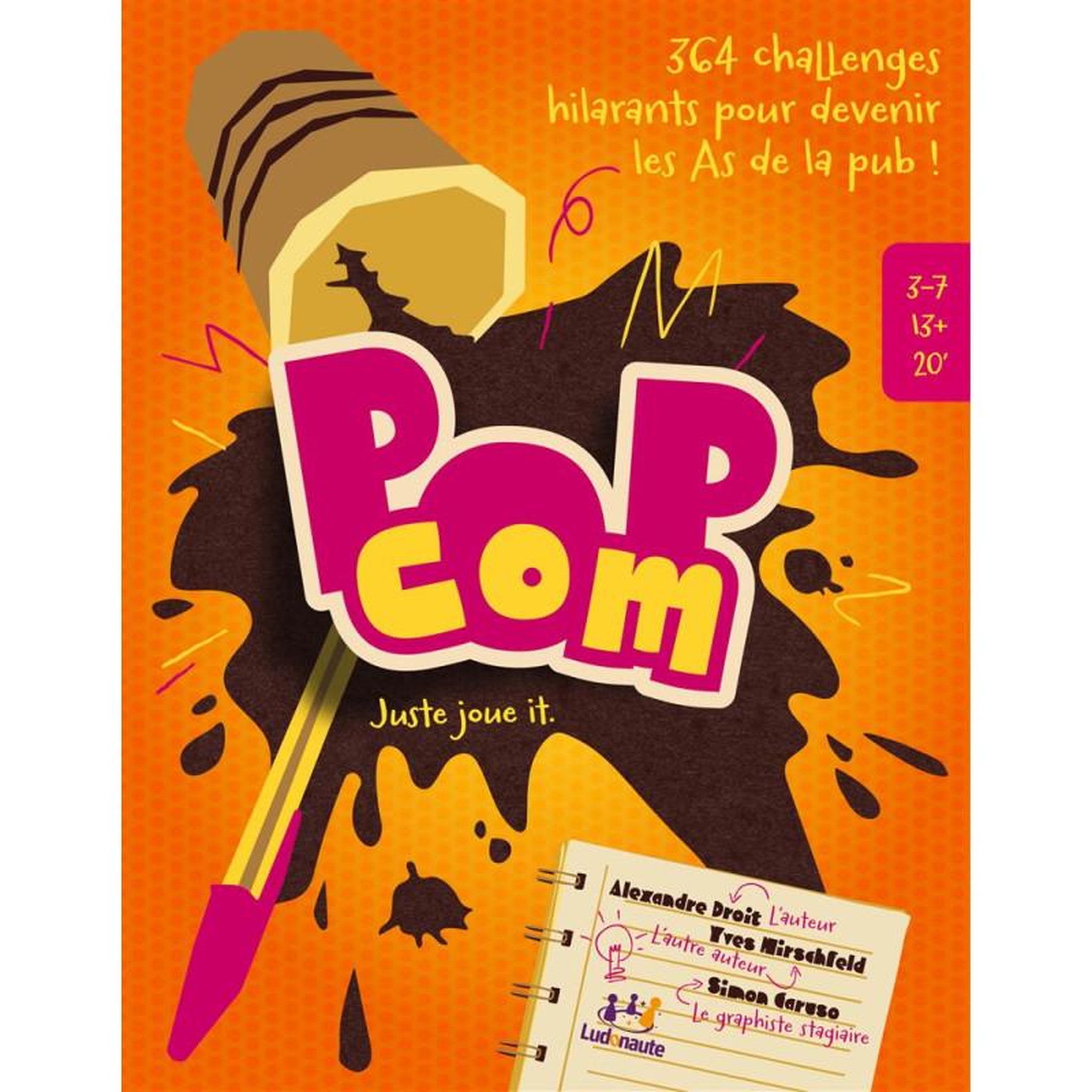 Ludonaute Jeu d'ambiance Ludonaute Pop Com