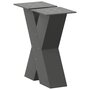 Voir la diapositive 4 : VIDAXL Pieds de table basse forme de X 2 pcs anthracite 30x(30-31) cm