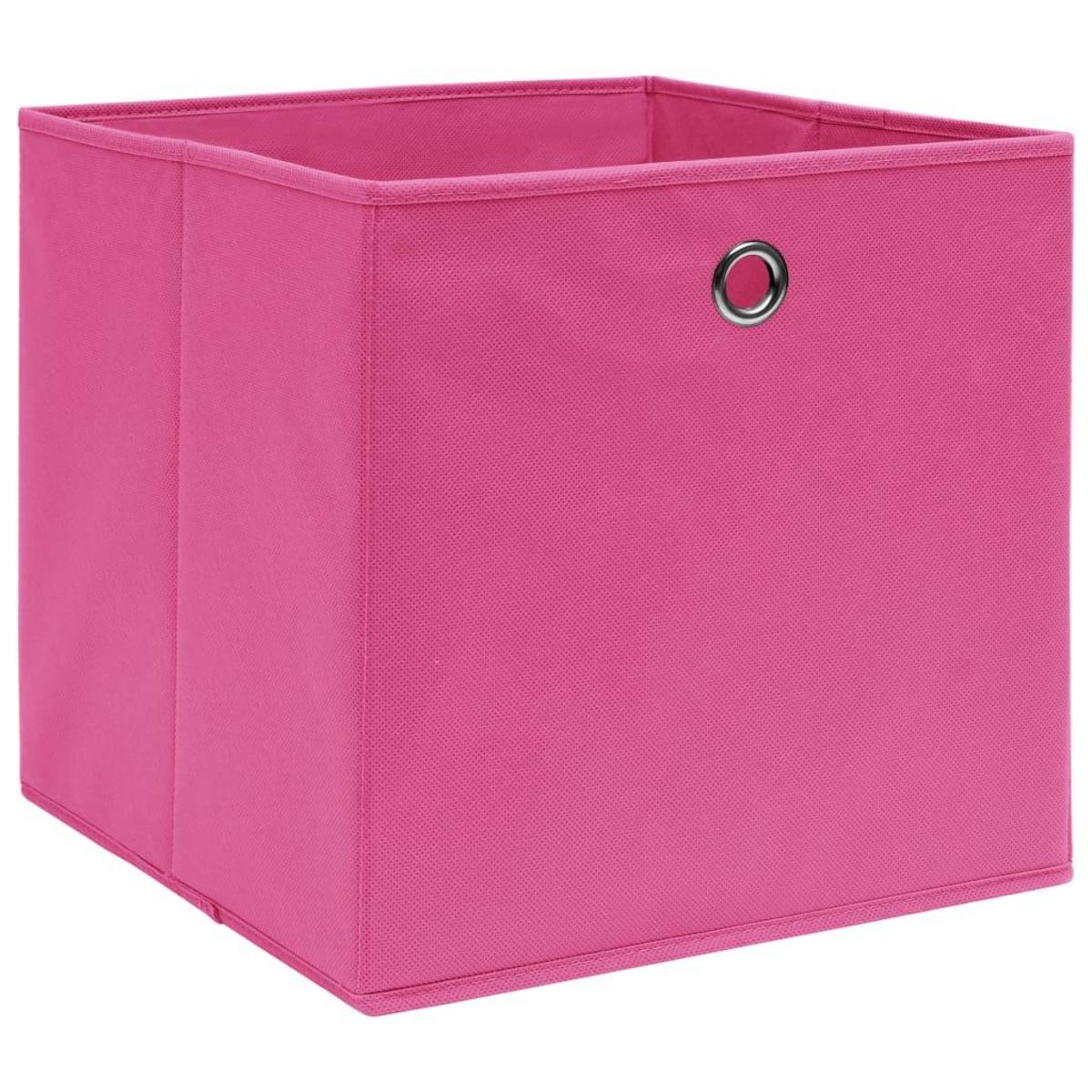 VIDAXL Boîtes de rangement 10 pcs Rose 32x32x32 cm Tissu