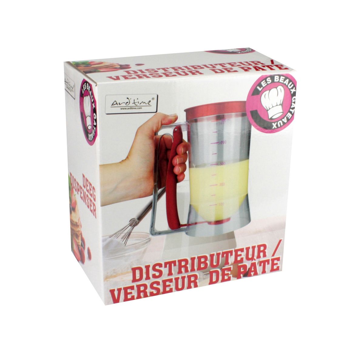 Distributeur de pate à crêpes 