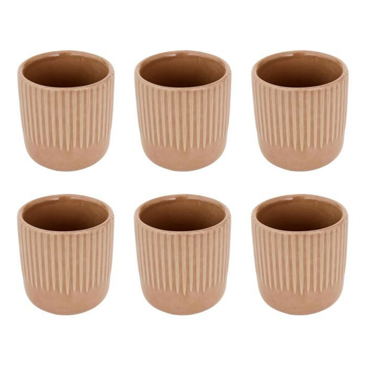 SECRET DE GOURMET Lot de 6 Tasses à Café  Chloe  11cl Moka