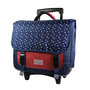 Voir la diapositive 2 : Bagtrotter BAGTROTTER Cartable à roulettes 38 cm Phileas Bleu USA