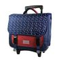 Voir la diapositive 2 : Bagtrotter BAGTROTTER Cartable à roulettes 38 cm Phileas Bleu USA
