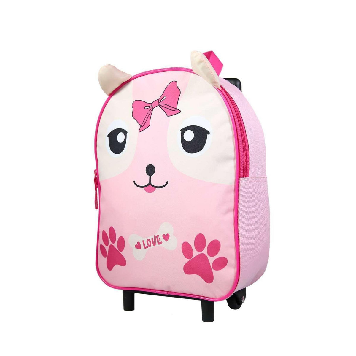 Bagtrotter BAGTROTTER Sac à dos à roulettes 31 cm maternelle Kids Rose Chiot