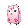 Voir la diapositive 2 : Bagtrotter BAGTROTTER Sac à dos à roulettes 31 cm maternelle Kids Rose Chiot