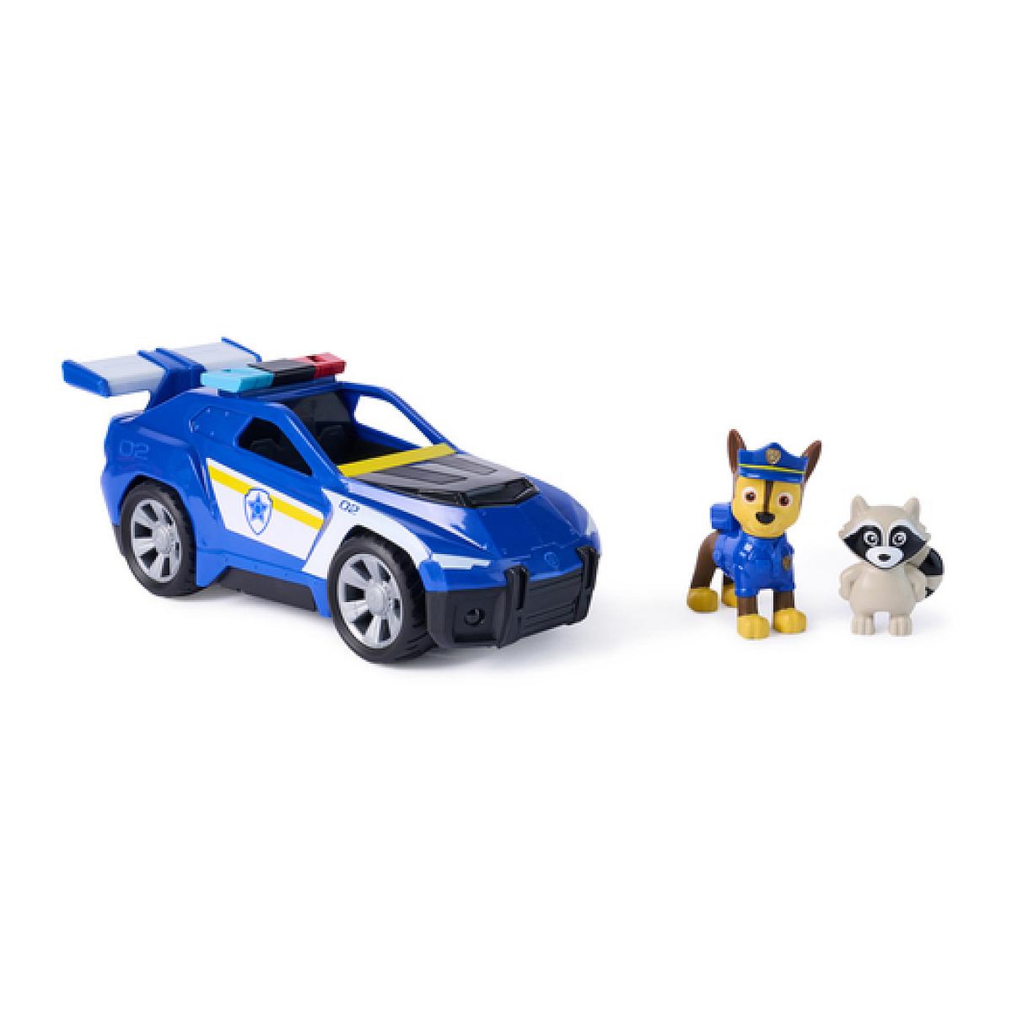 Voir la diapositive 3 : SpinMaster Pat Patrouille - Vehicule Figurine Chase et raton laveur - Search and Rescue Mission Detectives