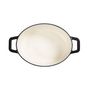 Voir la diapositive 3 : LIVOO Cocotte ovale en fonte 29cm noir - MEP129N