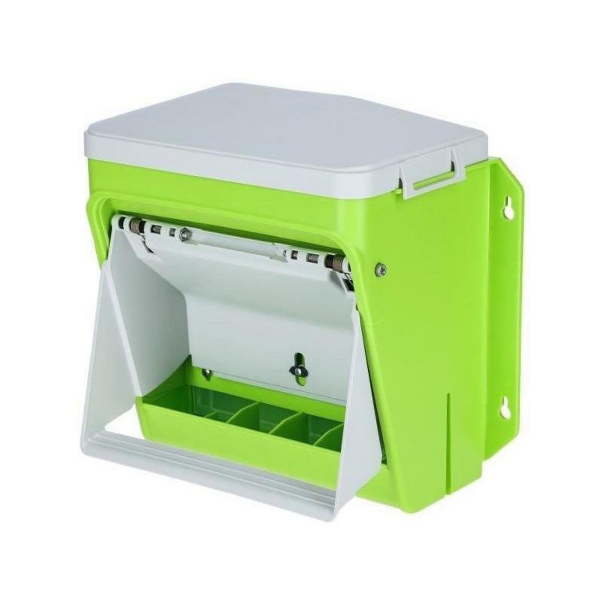KERBL Nourrisseur automatique - KERBL - SmartCoop - Volet de protection - 7,5 kg - Vert