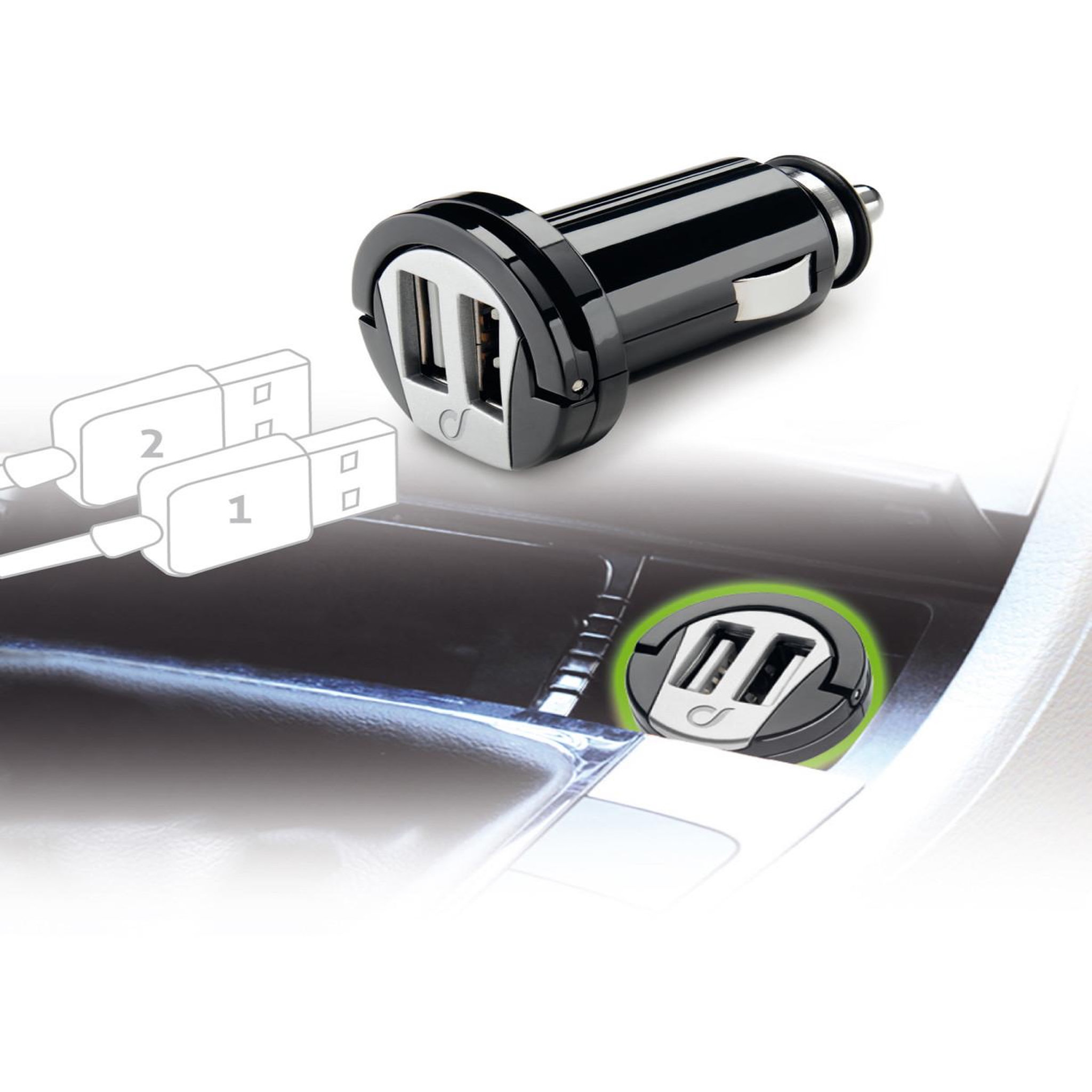 CELLULAR LINE Cellularline usb car charger dual - universal