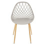 Voir la diapositive 3 : Paris Prix Lot de 4 Chaises Design  Malaga  80cm Taupe