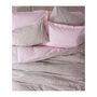 Voir la diapositive 4 : GENERIQUE Parure de lit - 129CTN64242 - 1 housse de couette 220 x 240 cm + 2 taies d'oreiller 60 x 60 cm - 100% coton ranforcé - Rose