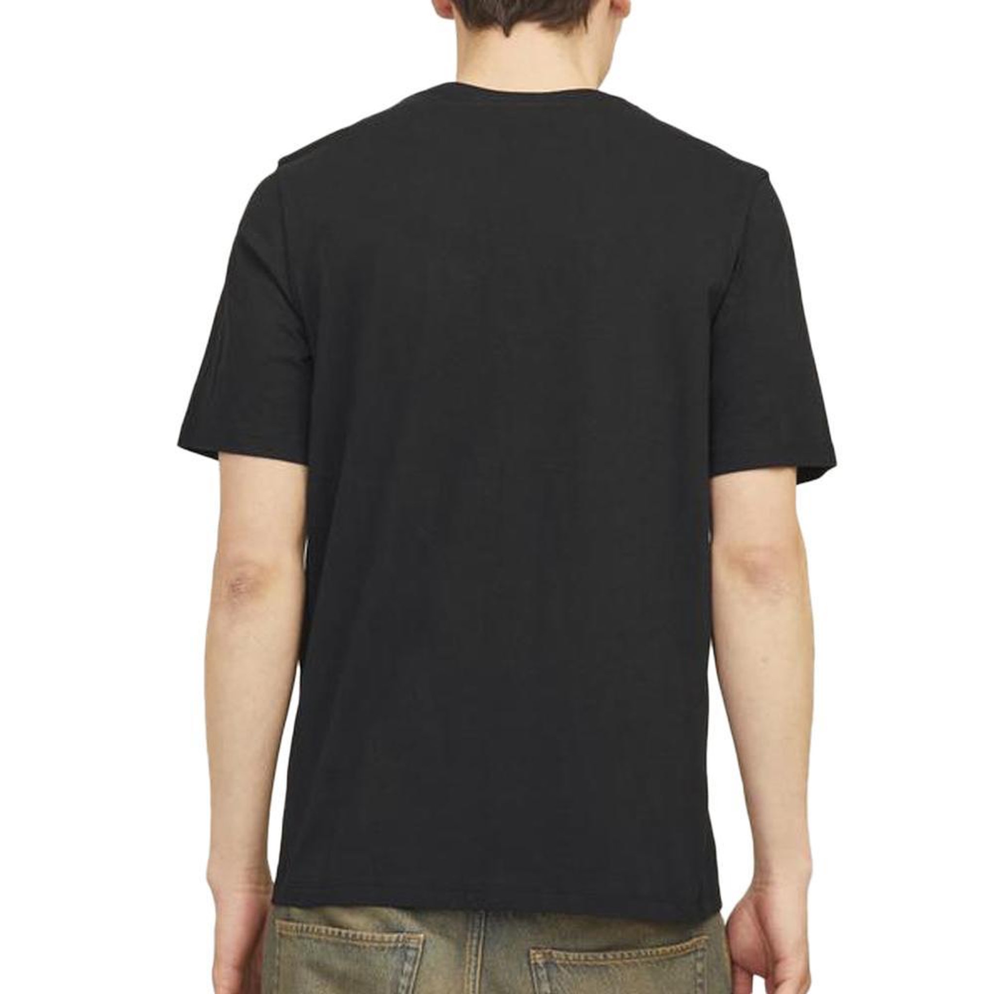 Voir la diapositive 2 : Jack & Jones T-Shirt Noir/Orange Homme Jack & Jones Ferris