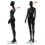 Voir la diapositive 5 : VIDAXL Mannequin femme corps complet base verre Noir brillant 175 cm