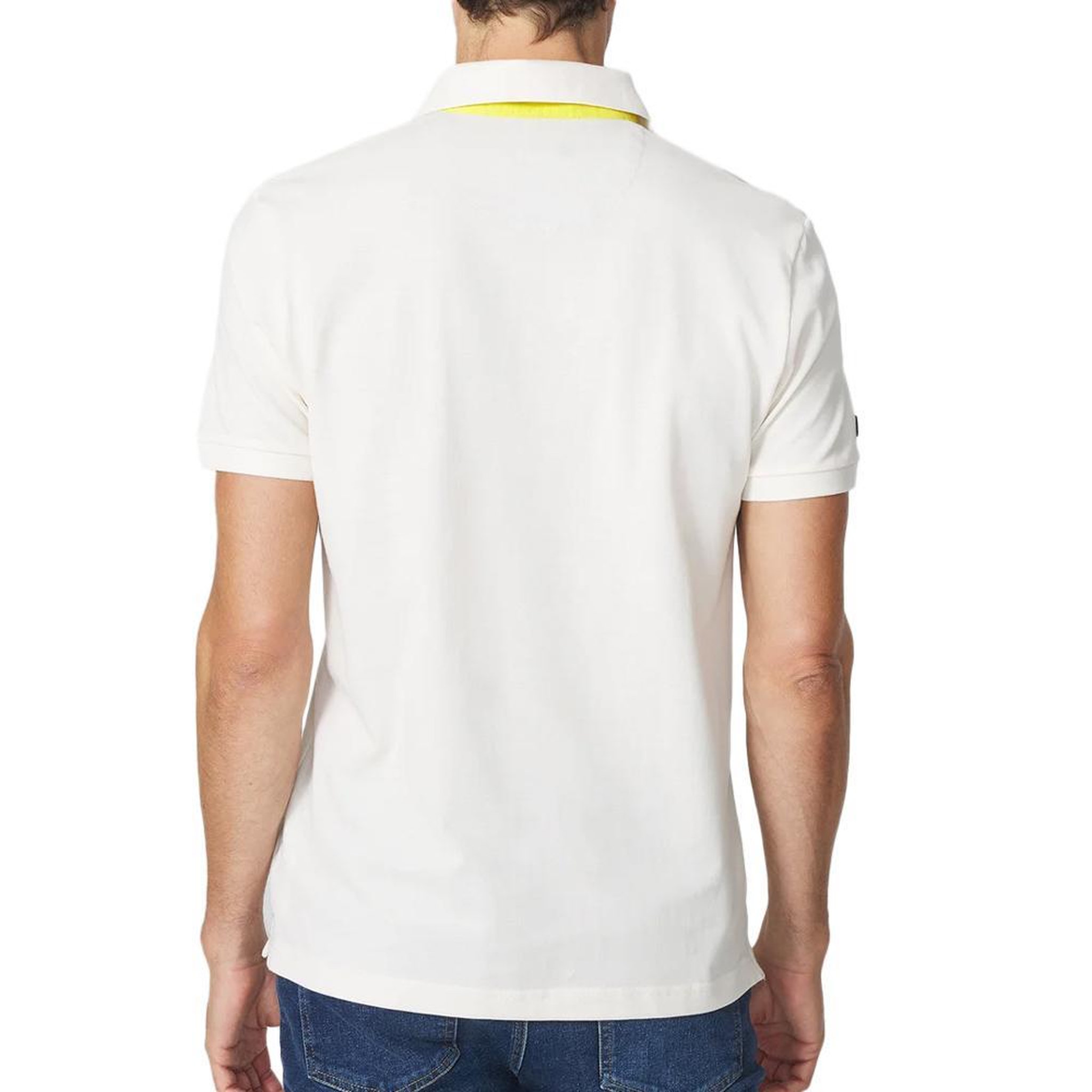 Voir la diapositive 2 : TBS Polo Blanc Homme TBS CLIDEPOL