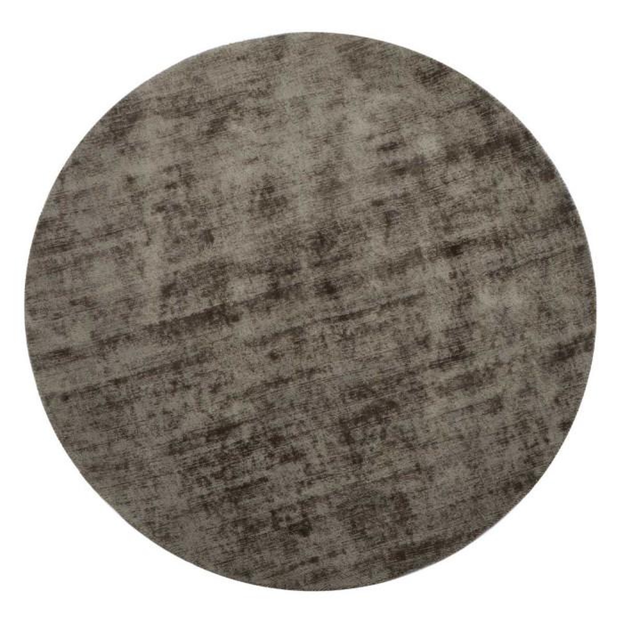 Voir la diapositive 1 : Paris Prix Tapis Déco Rond  Fabian  150cm Gris
