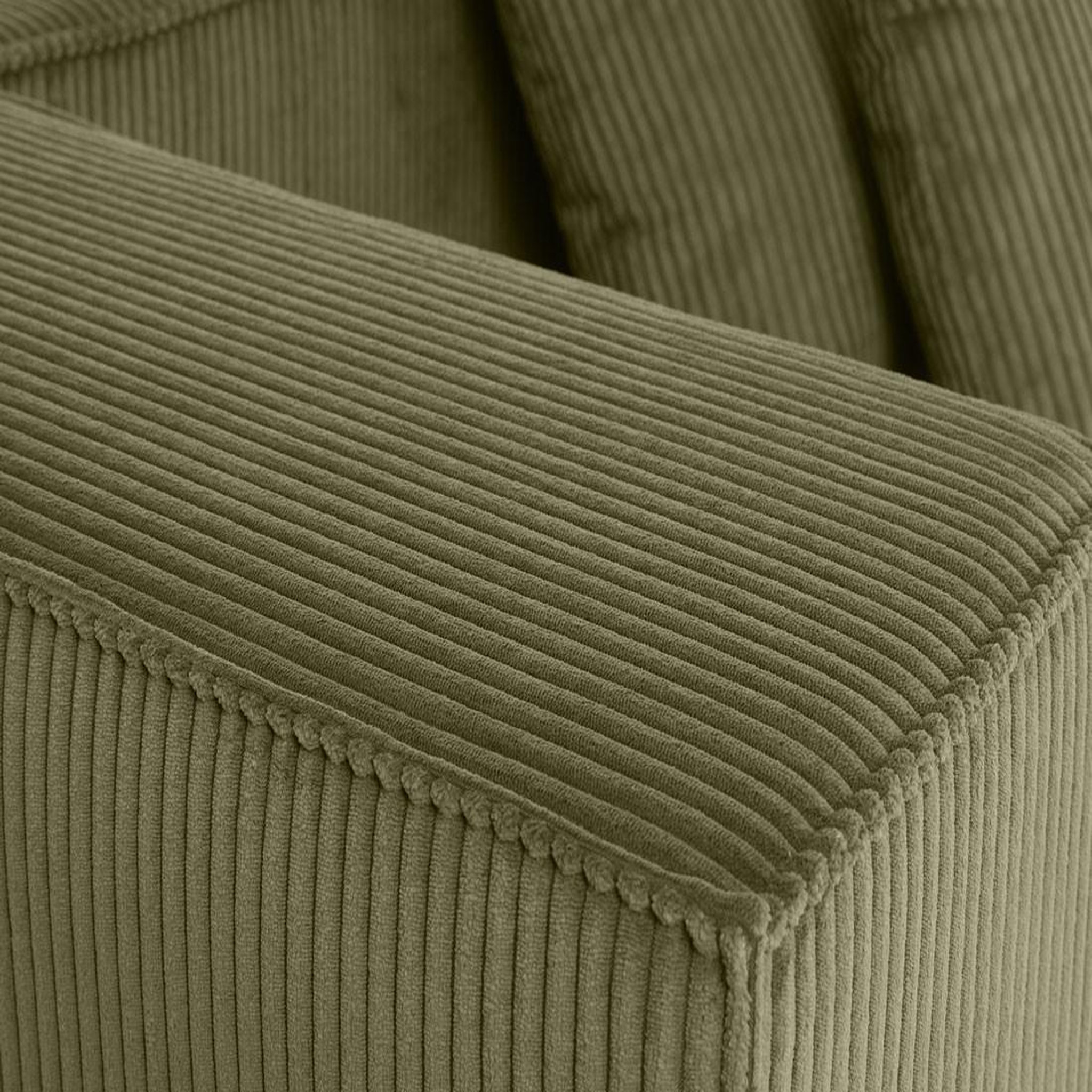 Voir la diapositive 6 : BEST MOBILIER Colombine - canapé modulable droit - 3 places - en velours côtelé