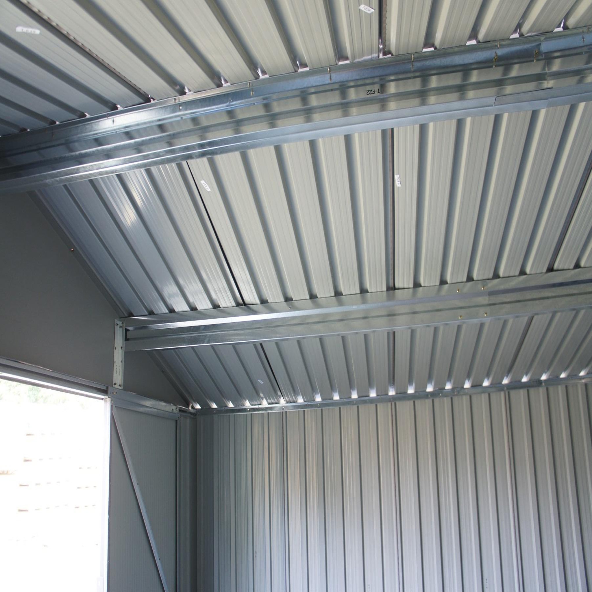 Voir la diapositive 3 : CHALET&JARDIN Garage métal imitation Bois Laird / 17.39 M²