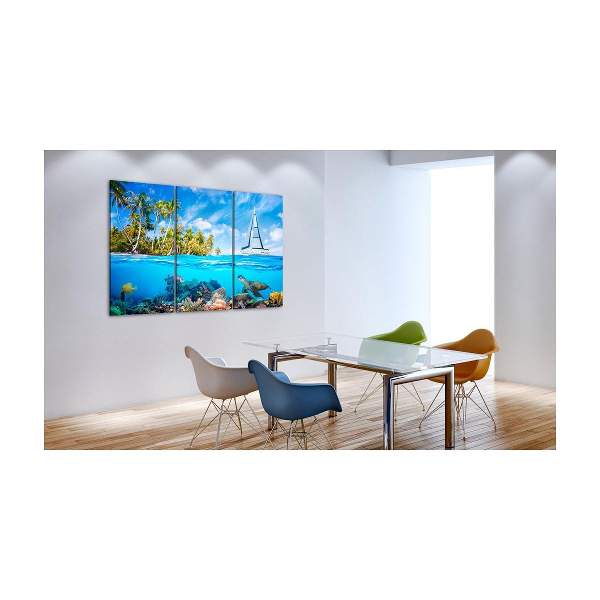 Voir la diapositive 2 : Paris Prix Tableau imprimé  vacances ensoleillées