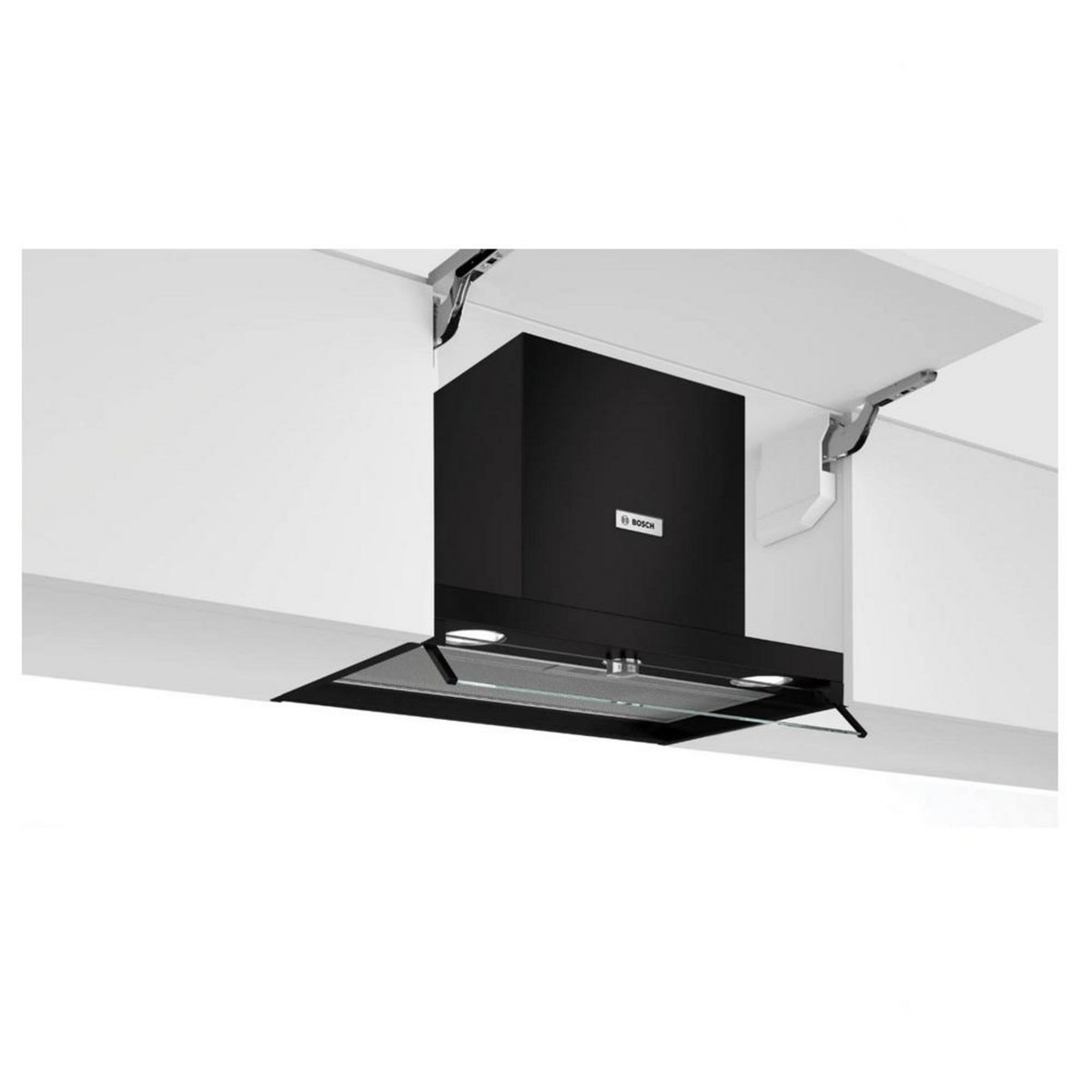 BOSCH Hotte visière 60cm 620m3/h noir - DBB66AF60