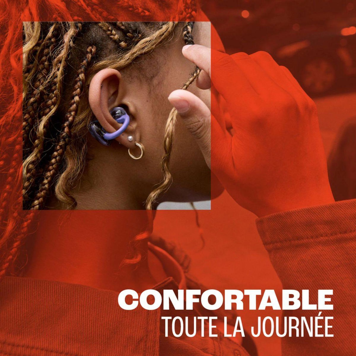 JBL Ecouteurs Soundgear Clips Noir