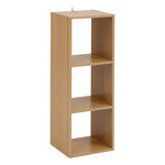 FIVE Étagère 3 cases mix en bois TASSO - Beige