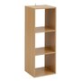 Voir la diapositive 1 : FIVE Étagère 3 cases mix en bois TASSO - Beige