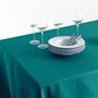 Voir la diapositive 3 : ATMOSPHERA Nappe Antitache  Unie  140x240cm Bleu Canard