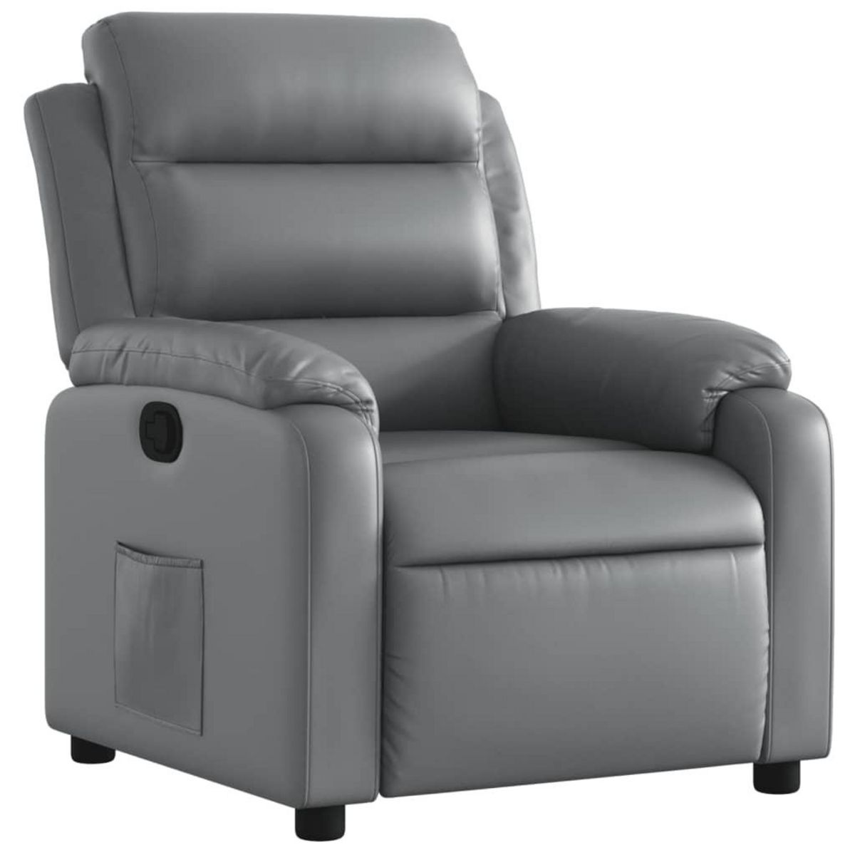 VIDAXL Fauteuil inclinable Gris Similicuir
