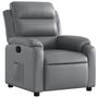 Voir la diapositive 2 : VIDAXL Fauteuil inclinable Gris Similicuir