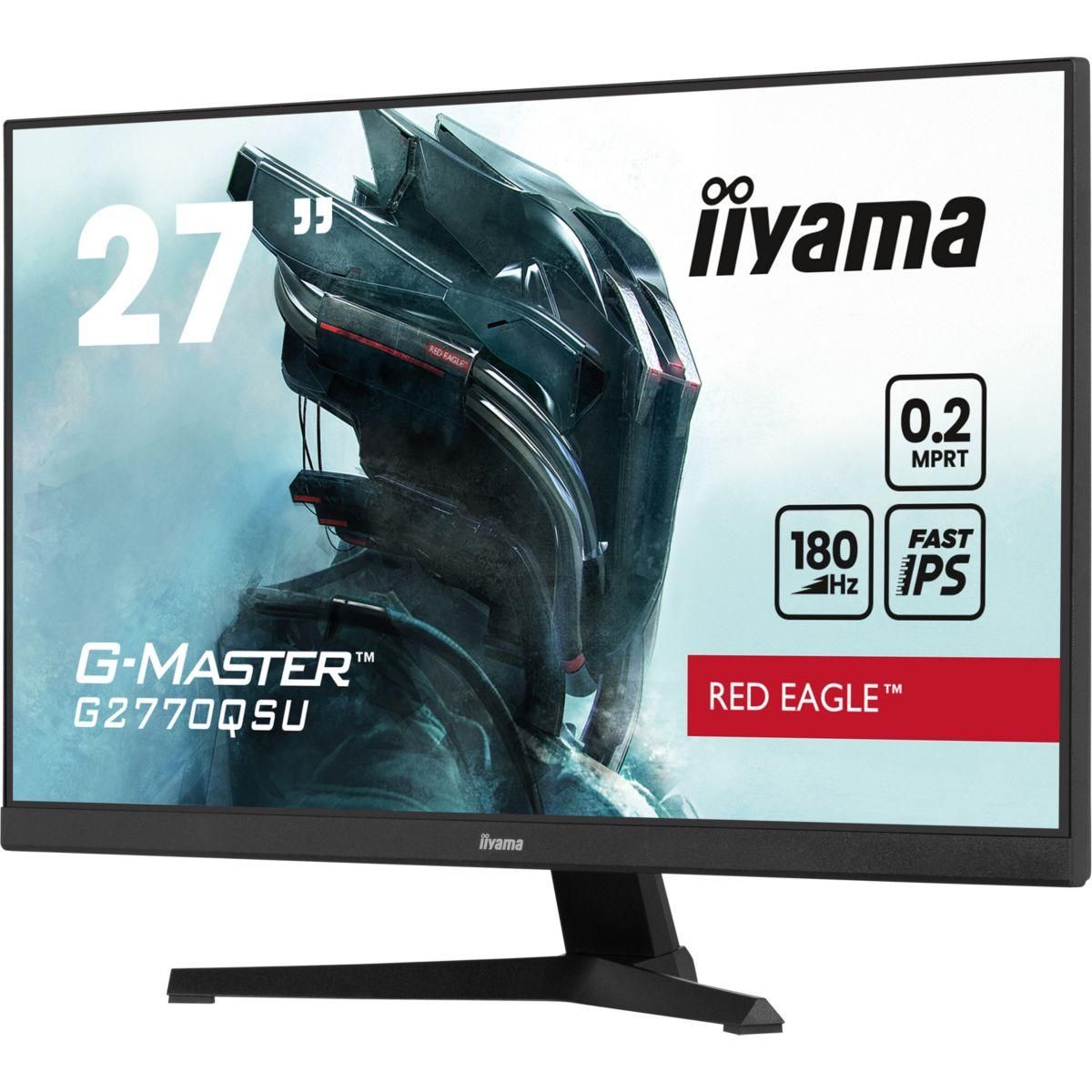 Iiyama Ecran PC Gamer G-MASTER G2770QSU-B6 27'' Plat IPS