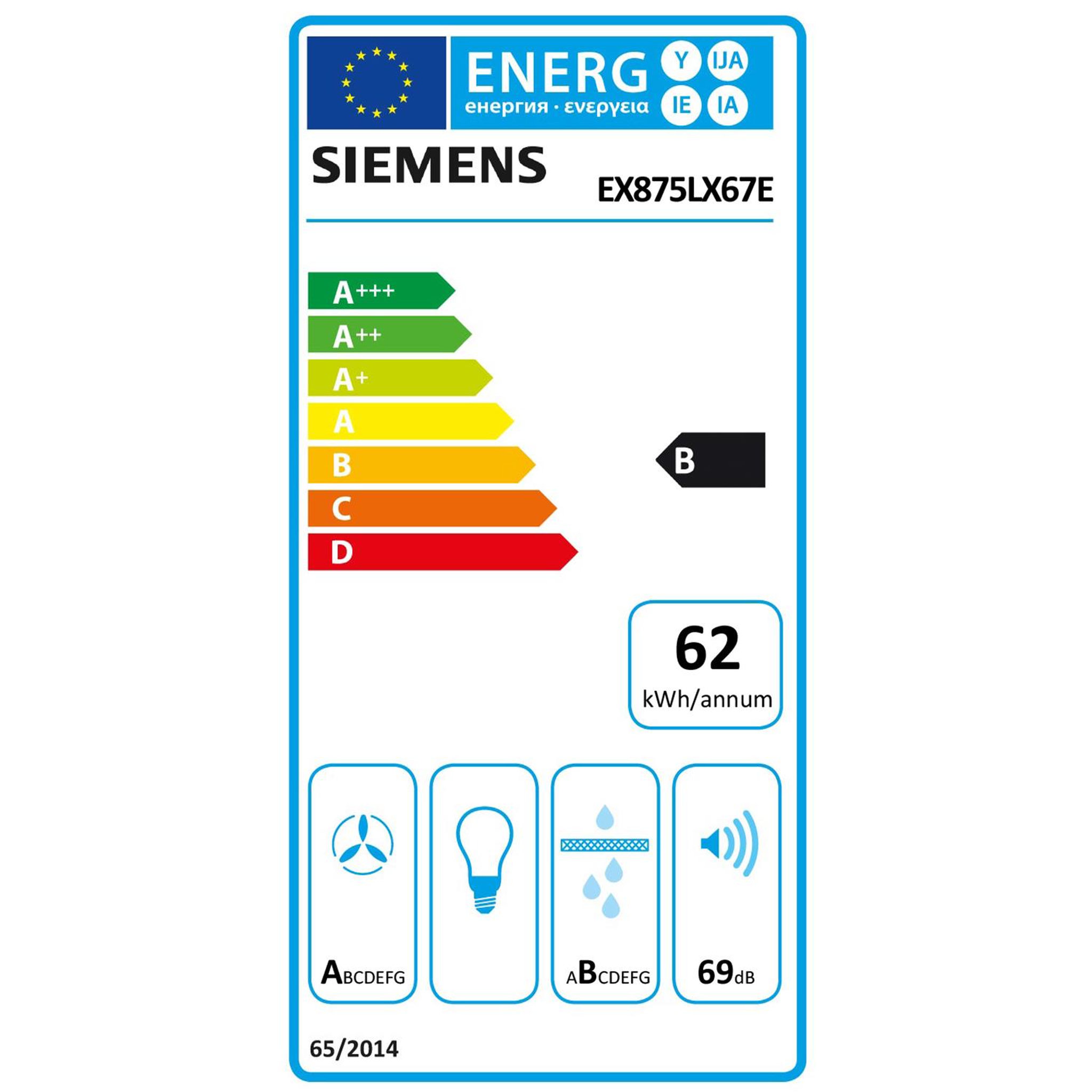 Voir la diapositive 6 : Siemens Table de cuisson aspirante induction 80cm 4 feux 7400w noir - EX875LX67E