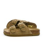 XTI Sandales  Femme Xti Cuir 142552. Coloris disponibles : Marron