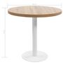 Voir la diapositive 6 : VIDAXL Table de bistro marron clair 80 cm MDF