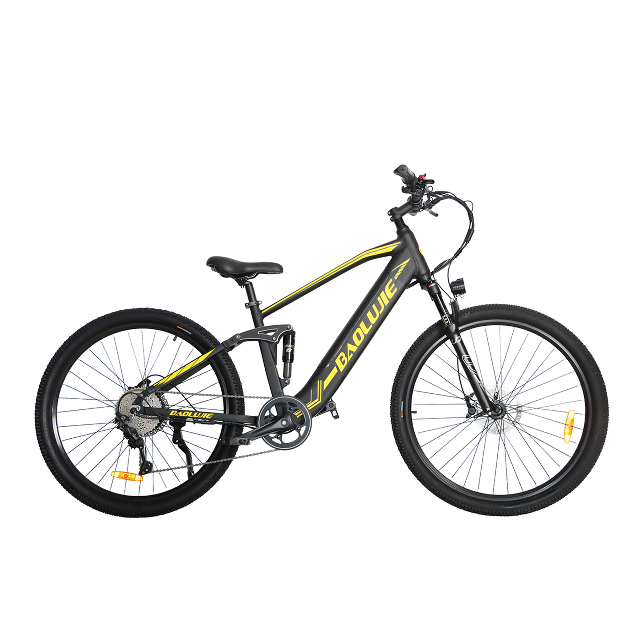 BAOLUJIE Baolujie s9 electric mountain bike 29 , full suspension, 10 speeds, black