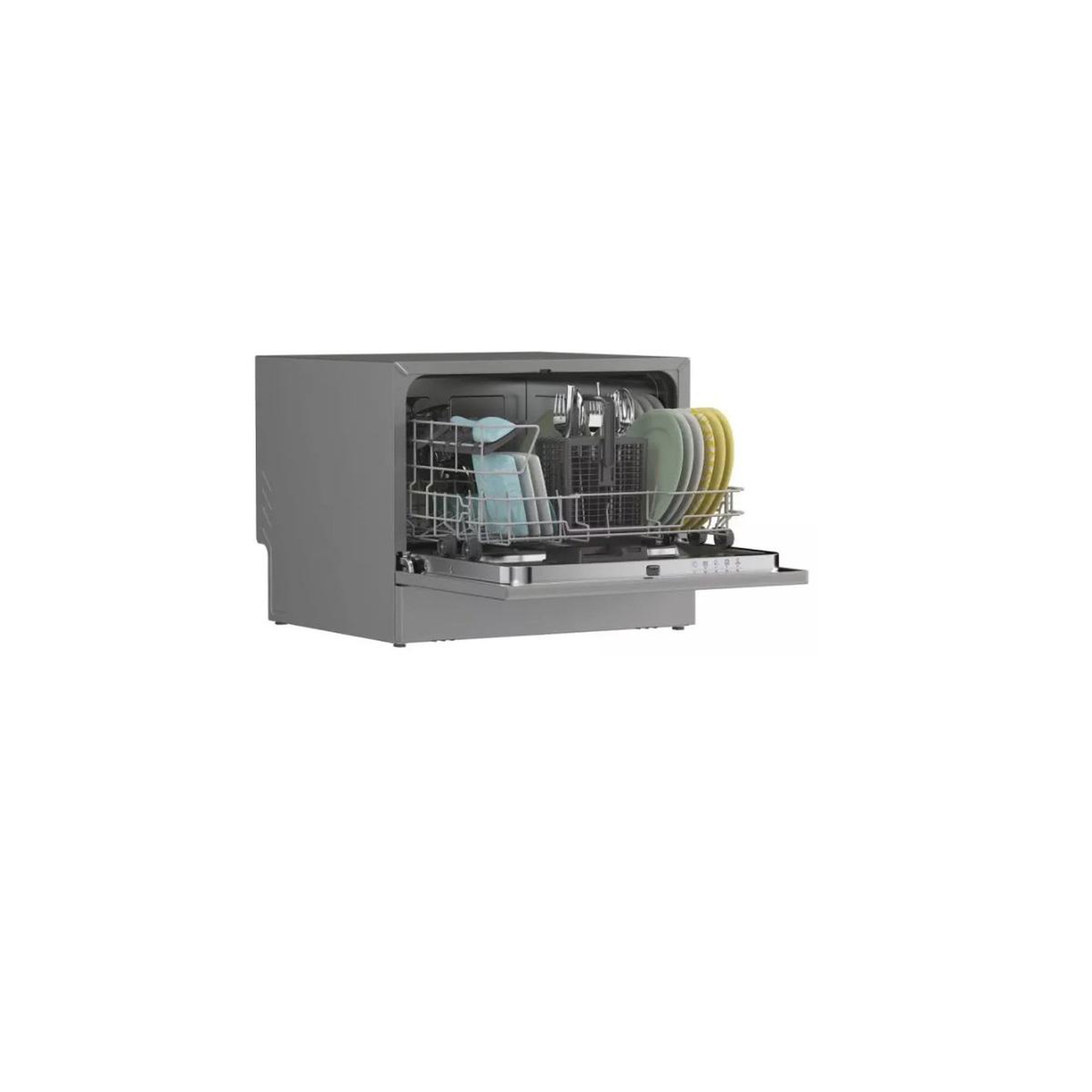 Voir la diapositive 3 : Candy Lave-vaisselle 60cm 6couverts 51db - cp6e51ls