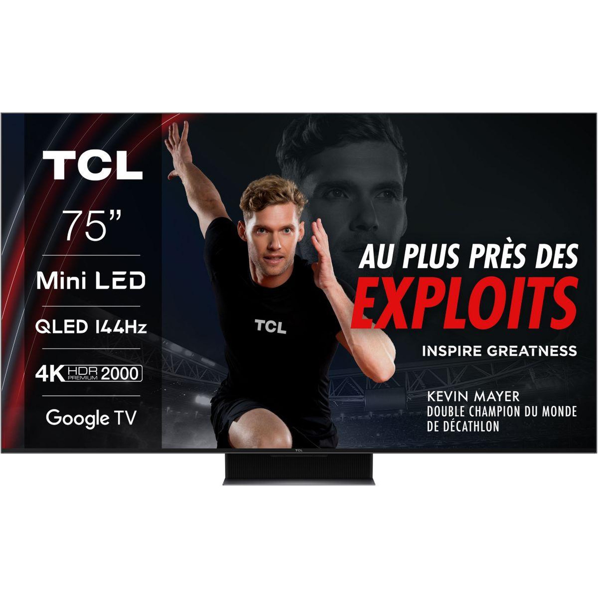 Voir la diapositive 1 : TCL TV QLED Mini LED 75C845