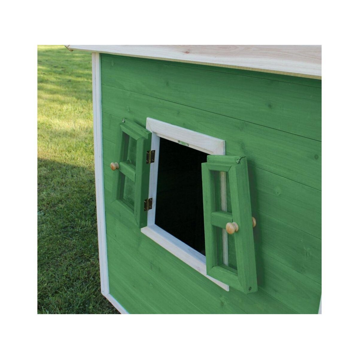 EXIT TOYS Maisonnette en bois pour enfants Fantasia 100 Vert - Exit Toys