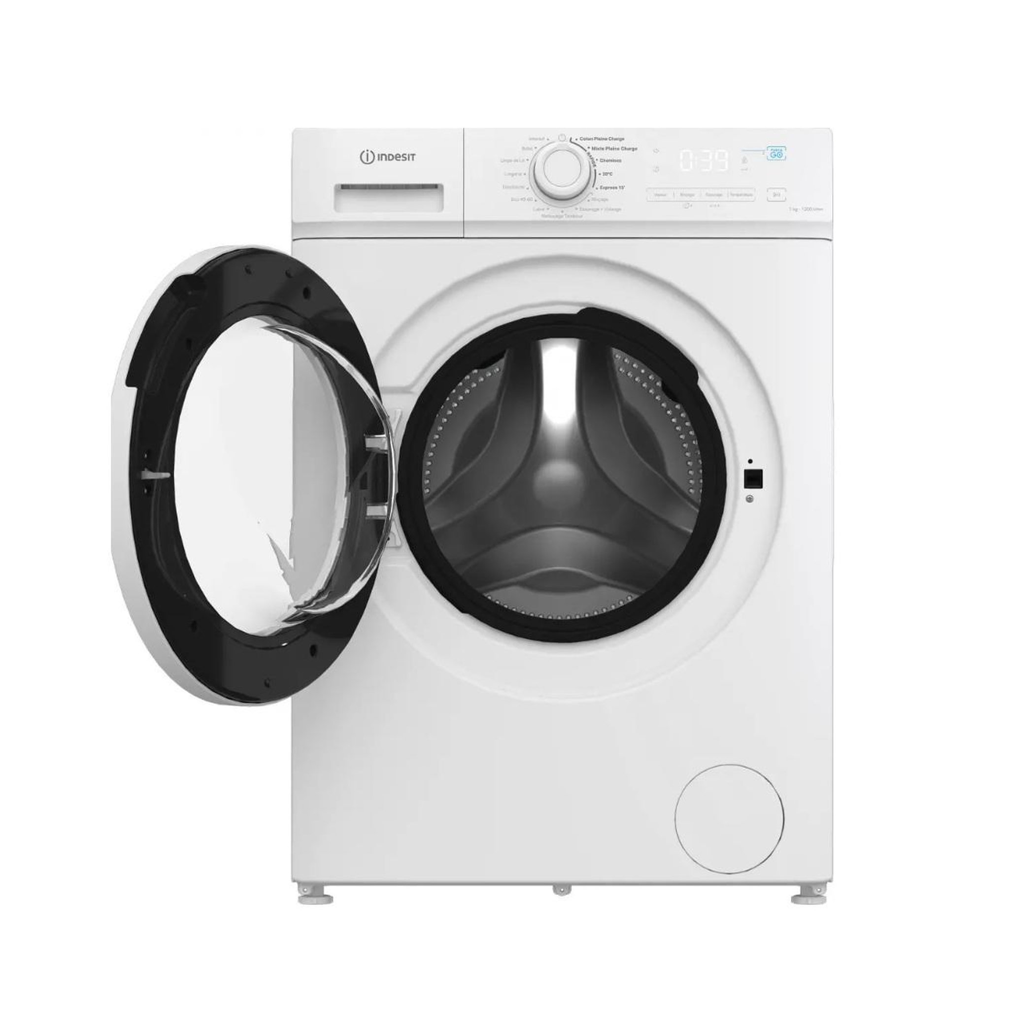 Voir la diapositive 3 : Indesit Lave-linge frontal 7kg 1200 tours/min - IMA762MYTIMEFR