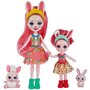 Voir la diapositive 1 : Enchantimals Mini-poupée Enchantimals - Bree Lapin et petite soeur