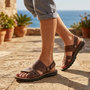 Voir la diapositive 2 : OZABI OZABI Sandales Homme Confort Semelle Souple Antiderapante Scratch 39-45