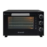 BRANDT BRANDT FC469MUB - Mini-Four 46 litres - 1800W - Multifonctions - Thermostat reglable 230?C - Minuterie 120min - Aluminium - Noir