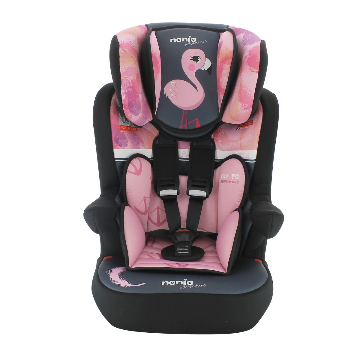 NANIA Siège auto groupe 1/2/3 Imax Flamingo