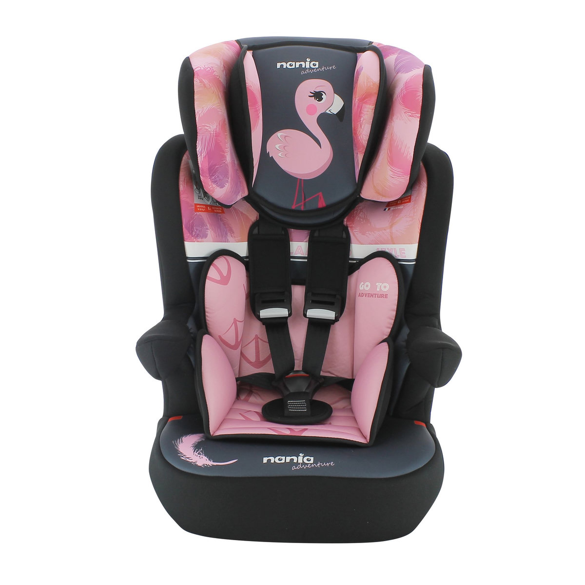 NANIA Siège auto groupe 1/2/3 Imax Flamingo