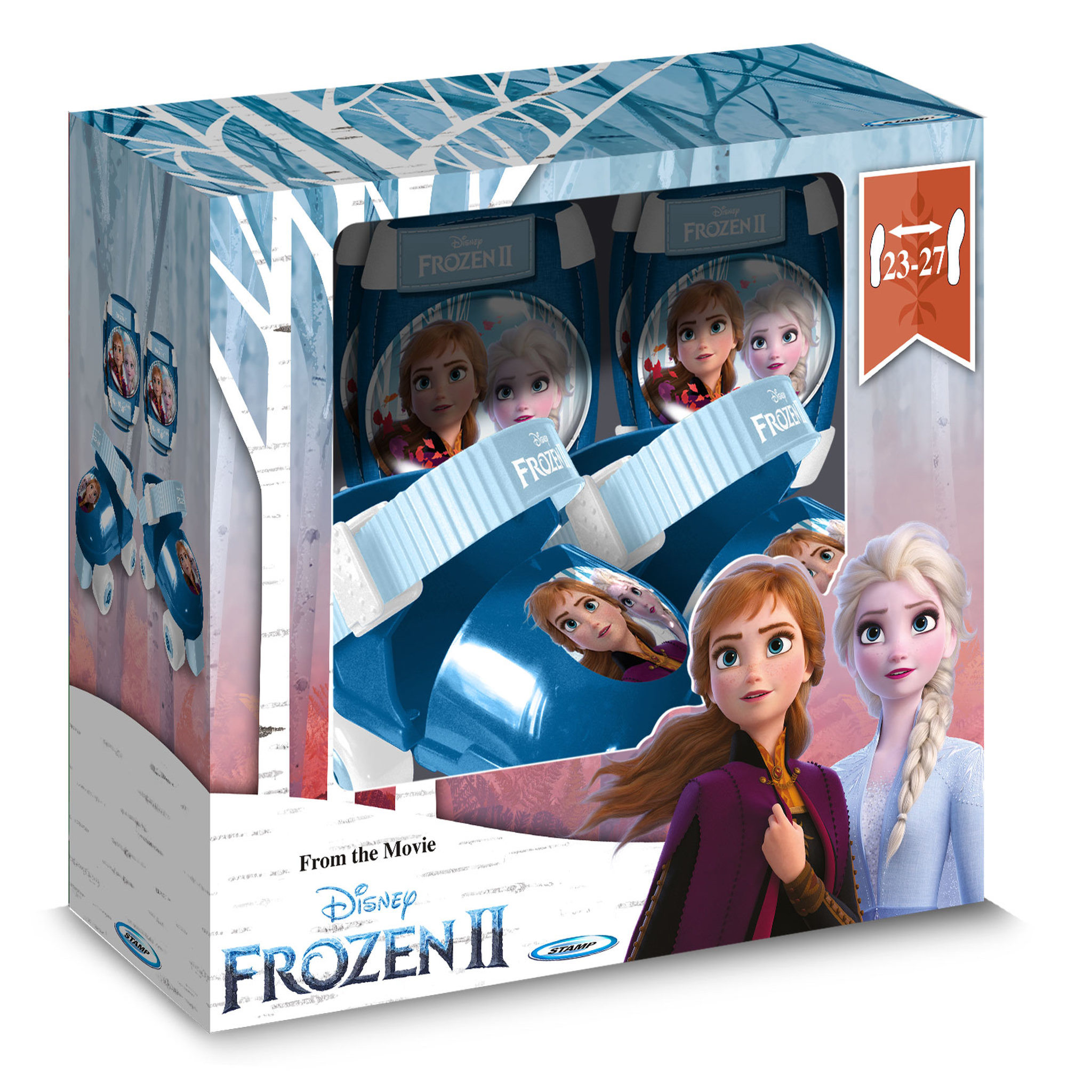 Voir la diapositive 2 : Patins + set de protection T 23 à 27- Reine des Neiges 2 