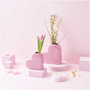 Voir la diapositive 2 : RICO DESIGN Vase en céramique coeur rose 16 cm