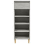 Voir la diapositive 3 : VIDAXL Armoire a chaussures Gris beton 40x36x105 cm Bois d'ingenierie